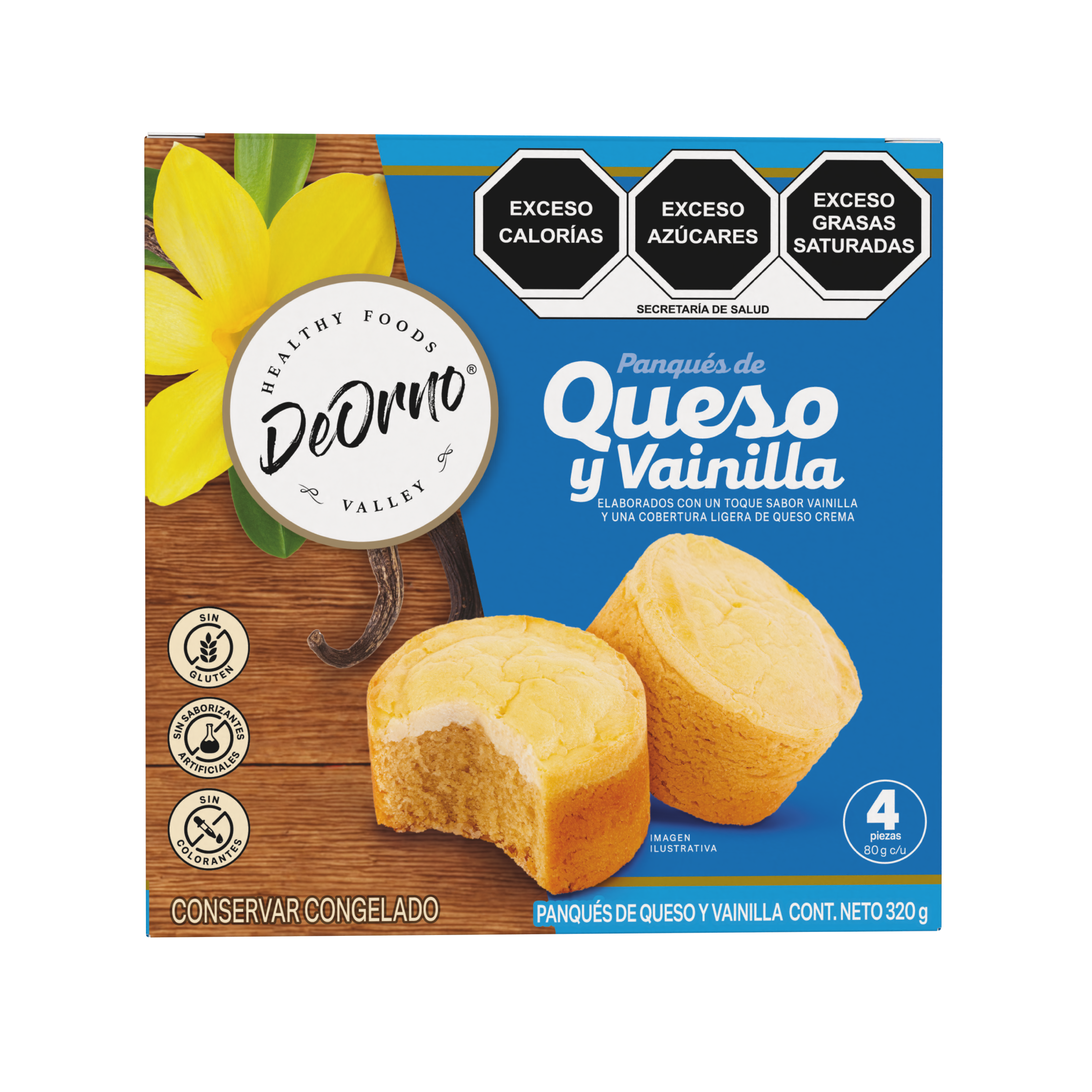 panqué de queso Deorno en congelados